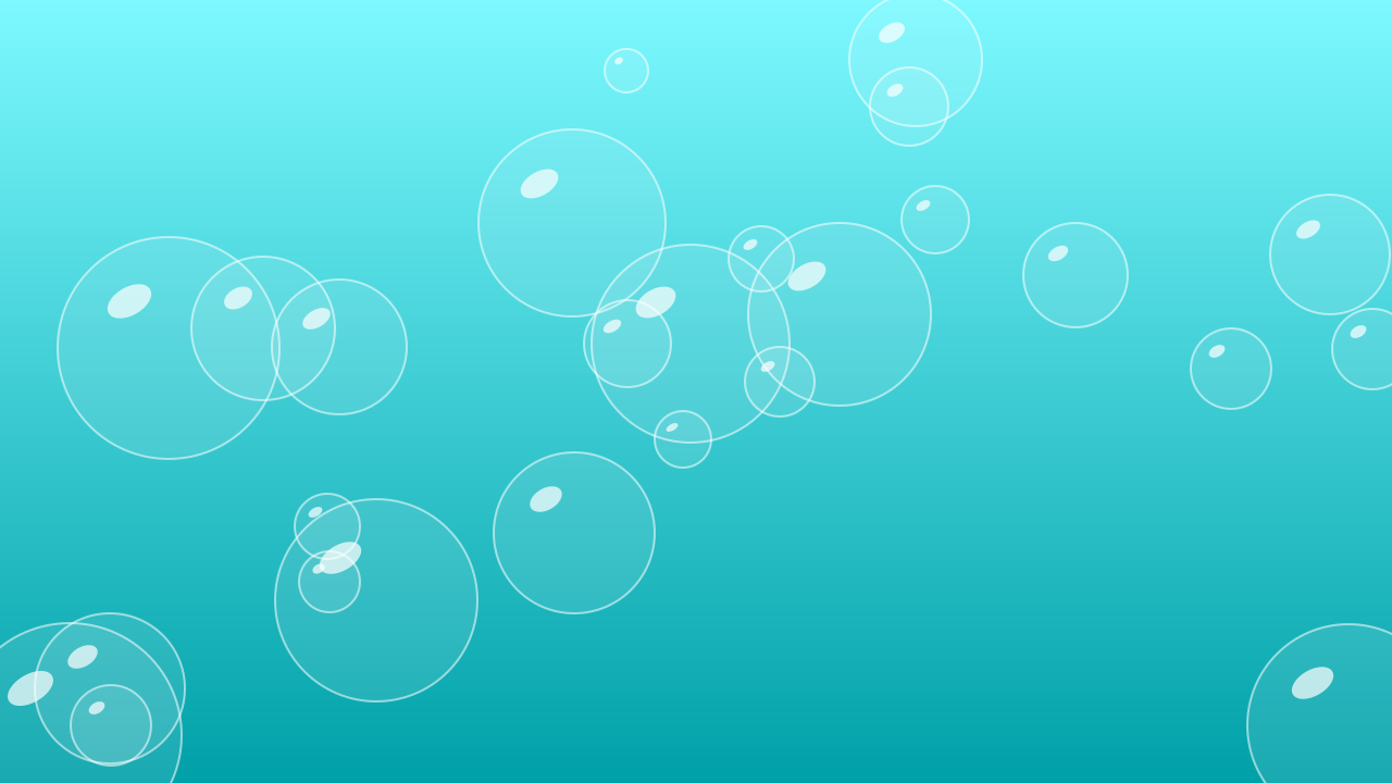 Electric Aqua bubbles background — free HD electric aqua color wallpaper 1920x1080