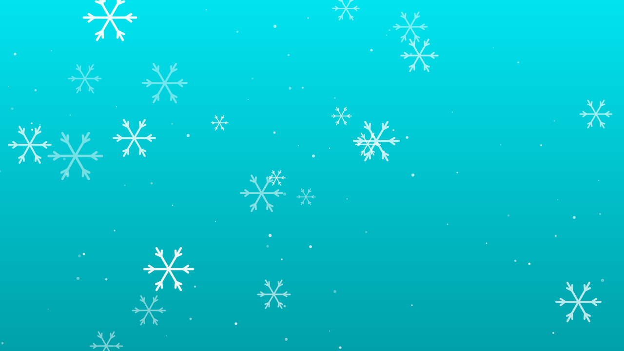 Electric Aqua snowflake background — free HD electric aqua color wallpaper 1920x1080