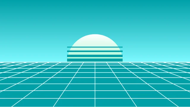 Electric Aqua vaporwave background — free HD electric aqua color wallpaper 1920x1080