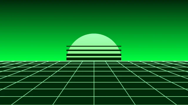 Electric Green vaporwave desktop wallpaper — free 4K electric green wallpaper 3840x2160