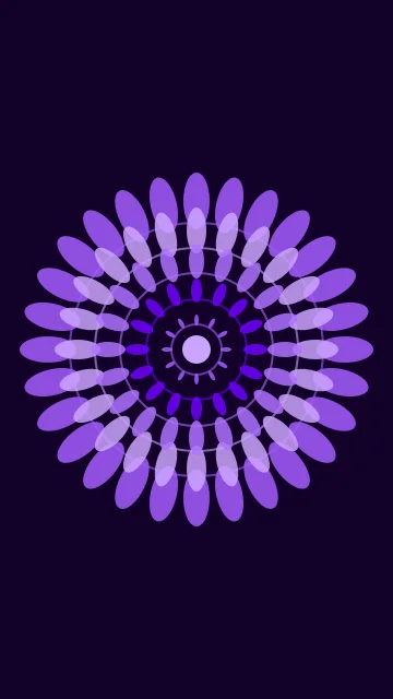 Electric Indigo mandala phone wallpaper — free HD electric indigo mobile wallpaper 1080x1920