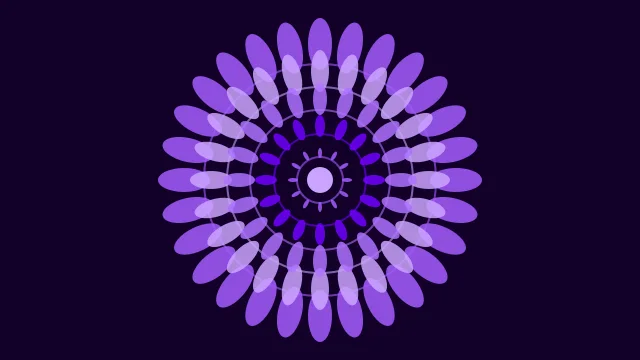Electric Indigo mandala background — free HD electric indigo color wallpaper 1920x1080
