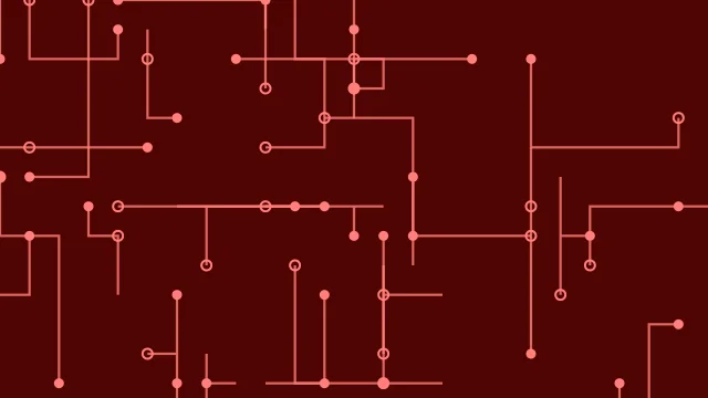 Electric Red circuit board background — free HD electric red color wallpaper 1920x1080