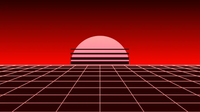Electric Red vaporwave background — free HD electric red color wallpaper 1920x1080