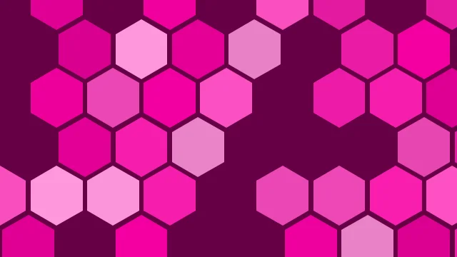 Electric Rose hexagon background — free HD electric rose color wallpaper 1920x1080