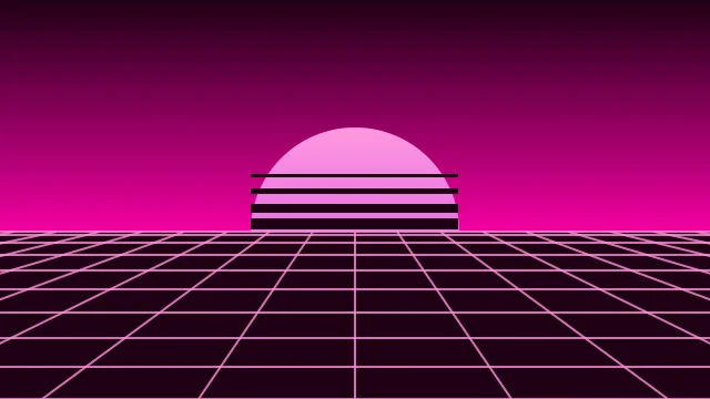 Electric Rose vaporwave background — free HD electric rose color wallpaper 1920x1080