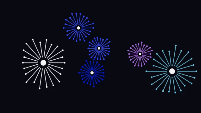 Electric Royal fireworks background — free HD electric royal color wallpaper 1920x1080