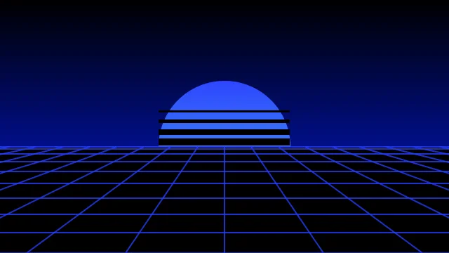 Electric Royal vaporwave background — free HD electric royal color wallpaper 1920x1080