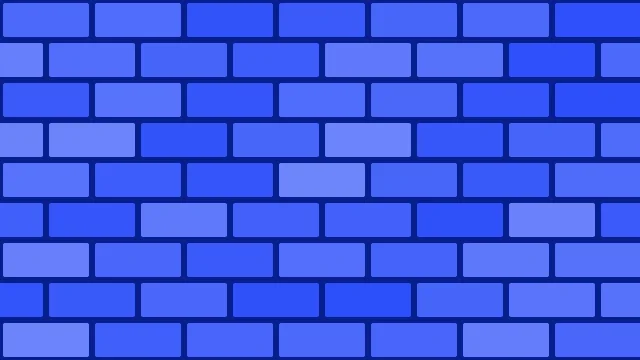Electric Sapphire brick background — free HD electric sapphire color wallpaper 1920x1080