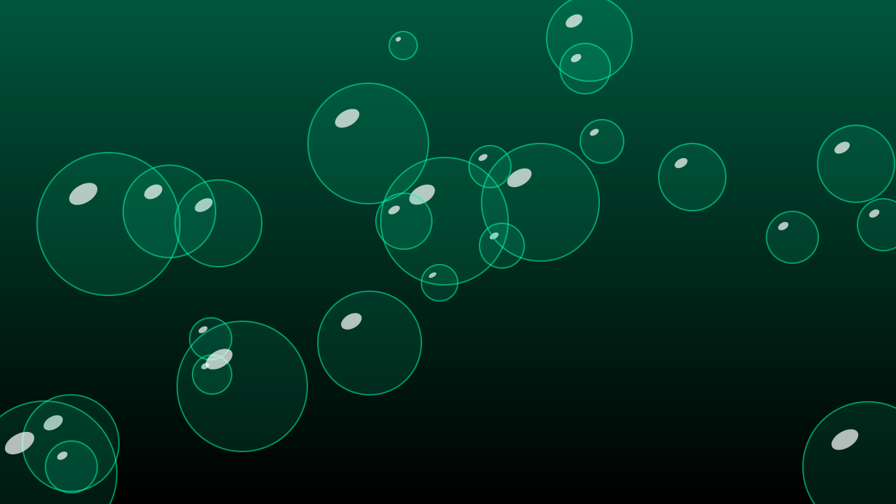 Emerald Depths bubbles background — free HD emerald depths color wallpaper 1920x1080