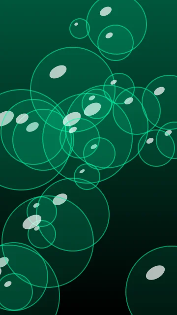Emerald Depths bubbles phone wallpaper — free HD emerald depths mobile wallpaper 1080x1920