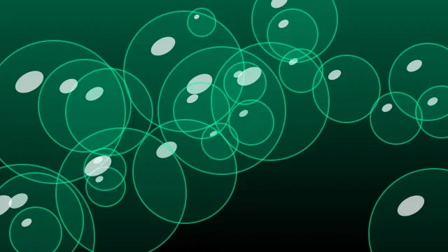 Emerald Depths bubbles background — free HD emerald depths color wallpaper 1920x1080