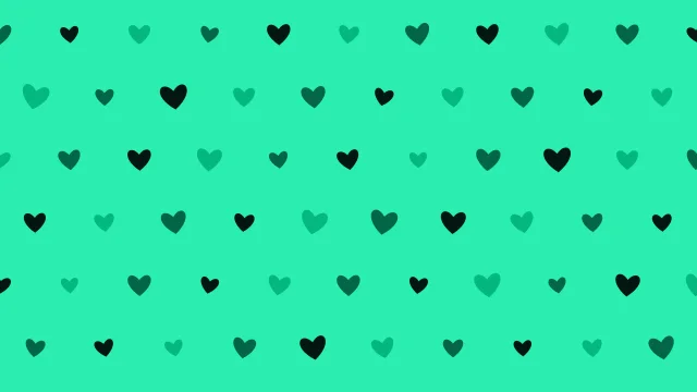 Emerald Depths hearts background — free HD emerald depths color wallpaper 1920x1080