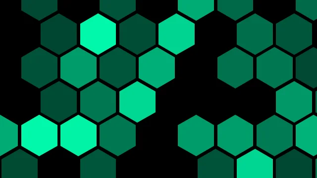 Emerald Depths hexagon background — free HD emerald depths color wallpaper 1920x1080