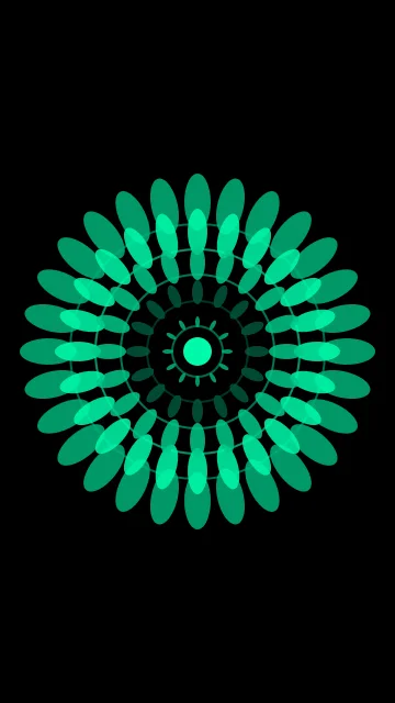 Emerald Depths mandala phone wallpaper — free HD emerald depths mobile wallpaper 1080x1920