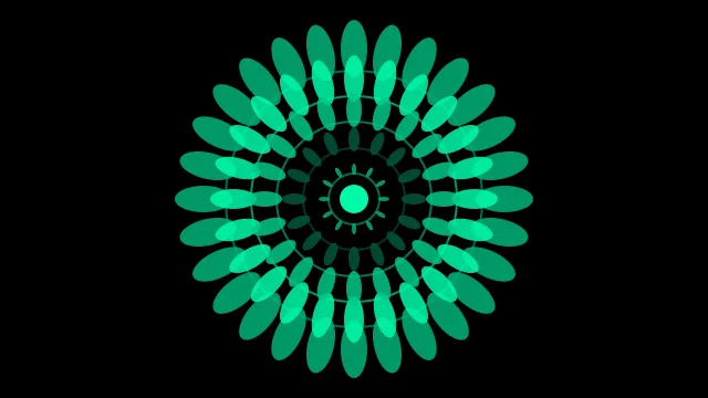 Emerald Depths mandala background — free HD emerald depths color wallpaper 1920x1080