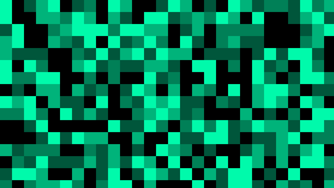 Emerald Depths pixel background — free HD emerald depths color wallpaper 1920x1080