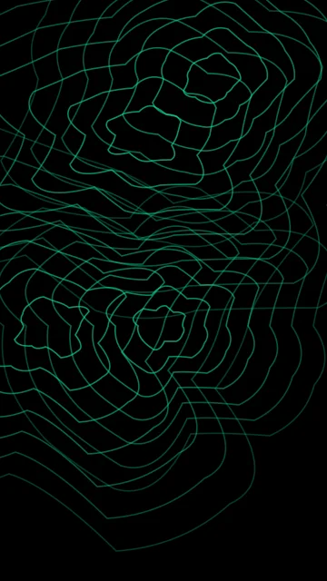 Emerald Depths topographic phone wallpaper — free HD emerald depths mobile wallpaper 1080x1920
