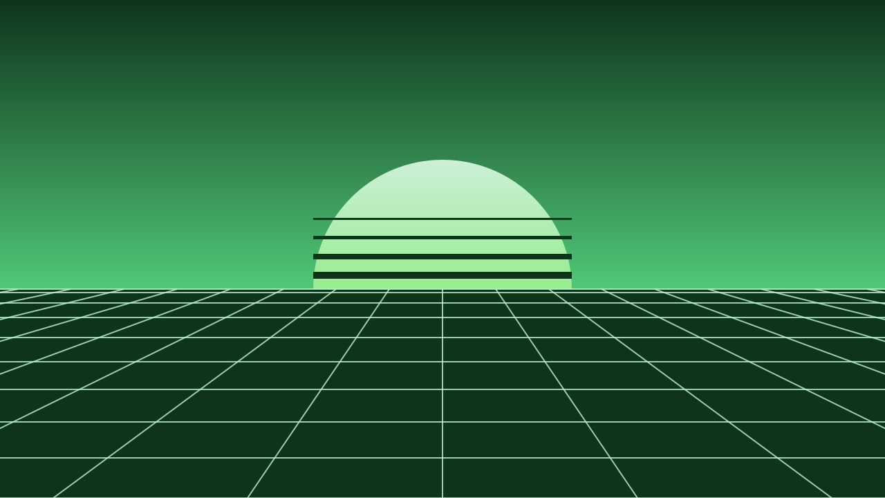 Emerald vaporwave background — free HD emerald color wallpaper 1920x1080