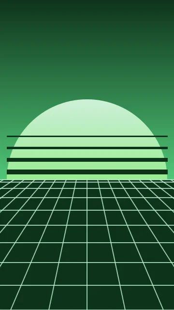 Emerald vaporwave phone wallpaper — free HD emerald mobile wallpaper 1080x1920