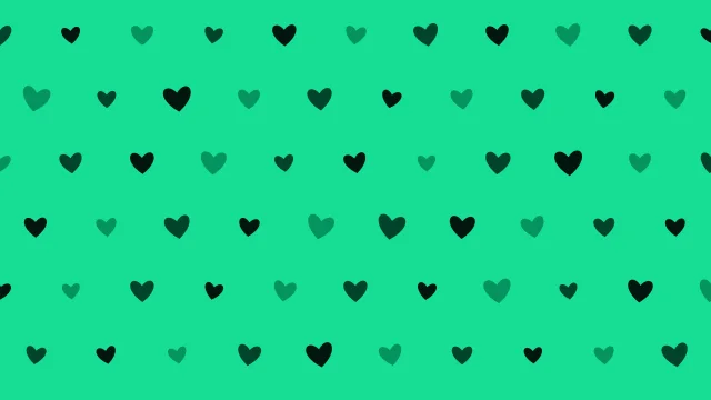 Evergreen hearts background — free HD evergreen color wallpaper 1920x1080