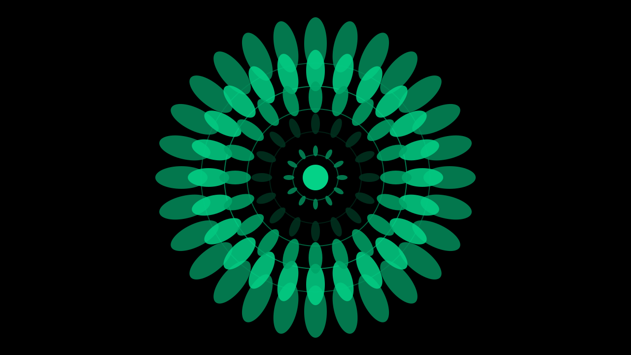 Evergreen mandala background — free HD evergreen color wallpaper 1920x1080