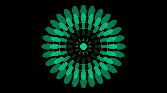 Evergreen mandala background — free HD evergreen color wallpaper 1920x1080