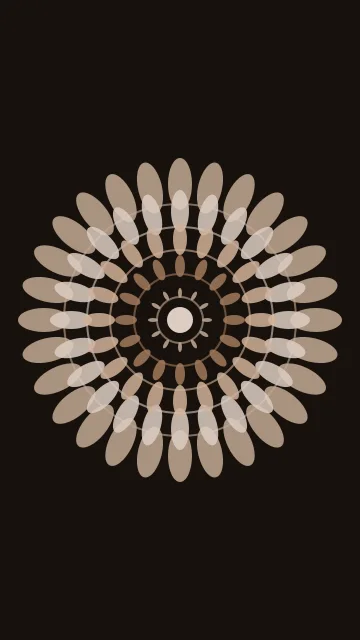 Faded Copper mandala phone wallpaper — free HD faded copper mobile wallpaper 1080x1920