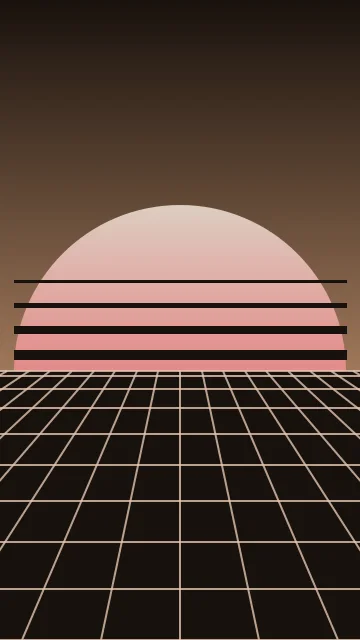Faded Copper vaporwave phone wallpaper — free HD faded copper mobile wallpaper 1080x1920