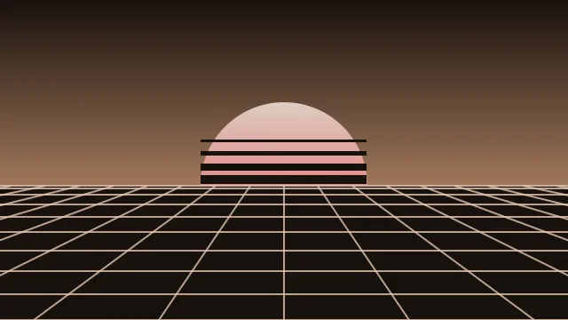 Faded Copper vaporwave background — free HD faded copper color wallpaper 1920x1080
