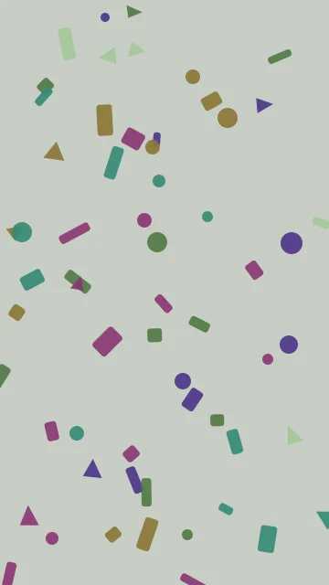 Fern confetti phone wallpaper — free HD fern mobile wallpaper 1080x1920