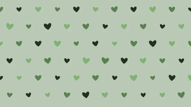 Fern hearts background — free HD fern color wallpaper 1920x1080