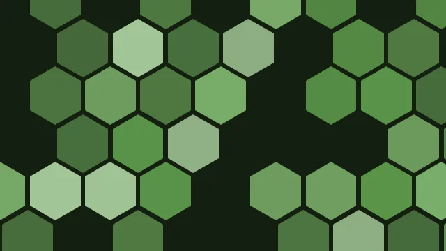 Fern hexagon desktop wallpaper — free 4K fern wallpaper 3840x2160