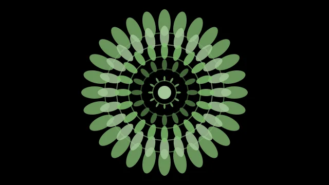 Fern mandala desktop wallpaper — free 4K fern wallpaper 3840x2160
