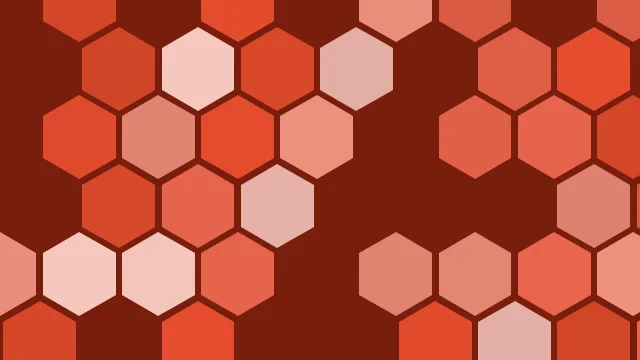 Fiery Terracotta hexagon desktop wallpaper — free 4K fiery terracotta wallpaper 3840x2160