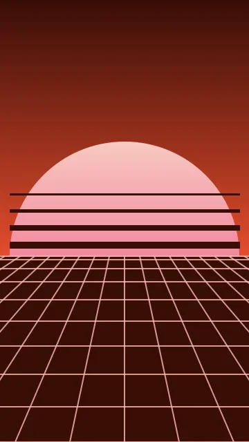 Fiery Terracotta vaporwave phone wallpaper — free HD fiery terracotta mobile wallpaper 1080x1920