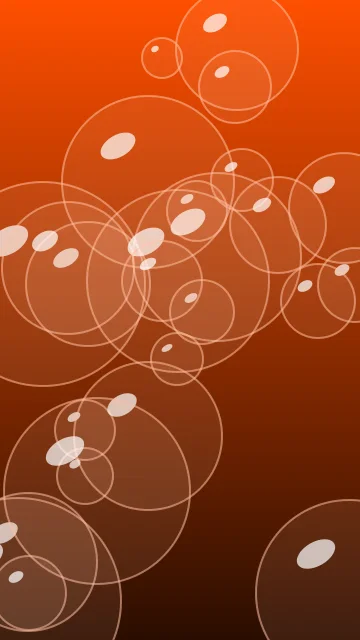 Flame Orange bubbles phone wallpaper — free HD flame orange mobile wallpaper 1080x1920