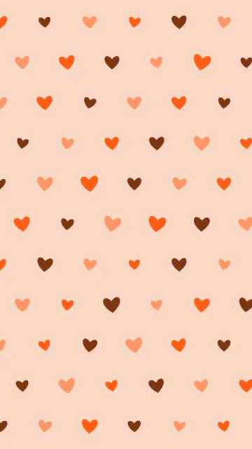 Flame Orange hearts phone wallpaper — free HD flame orange mobile wallpaper 1080x1920