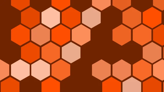 Flame Orange hexagon background — free HD flame orange color wallpaper 1920x1080