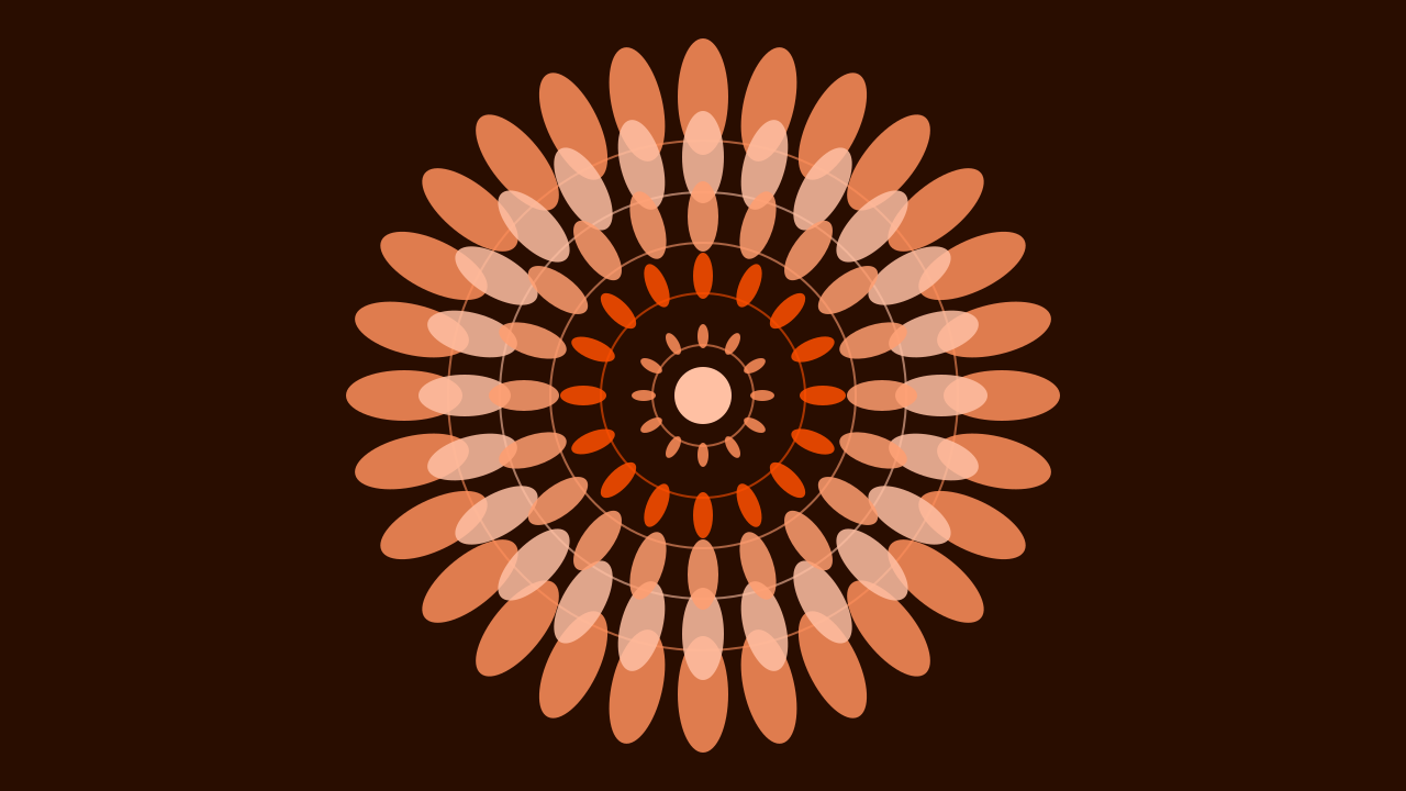Flame Orange mandala background — free HD flame orange color wallpaper 1920x1080