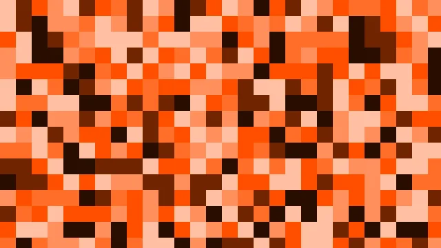 Flame Orange pixel background — free HD flame orange color wallpaper 1920x1080