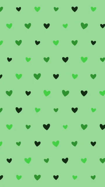 Forest Green hearts phone wallpaper — free HD forest green mobile wallpaper 1080x1920