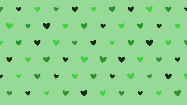 Forest Green hearts background — free HD forest green color wallpaper 1920x1080