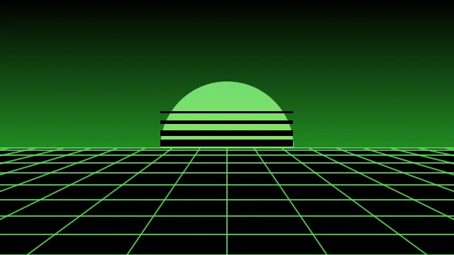 Forest Green vaporwave background — free HD forest green color wallpaper 1920x1080