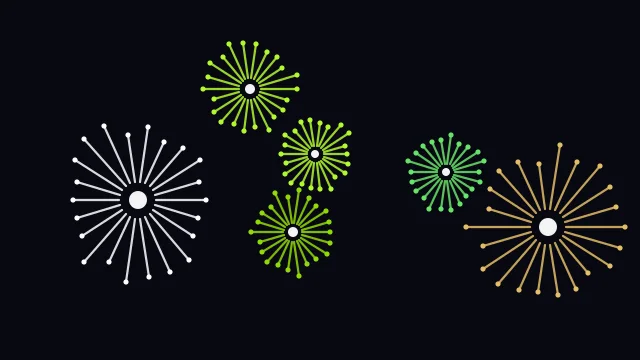 Forest Moss fireworks background — free HD forest moss color wallpaper 1920x1080