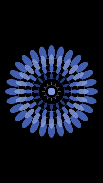French Blue mandala phone wallpaper — free HD french blue mobile wallpaper 1080x1920