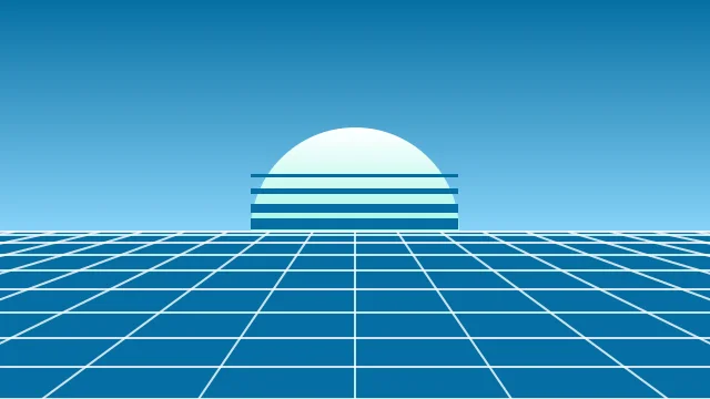 Frozen Lake vaporwave background — free HD frozen lake color wallpaper 1920x1080