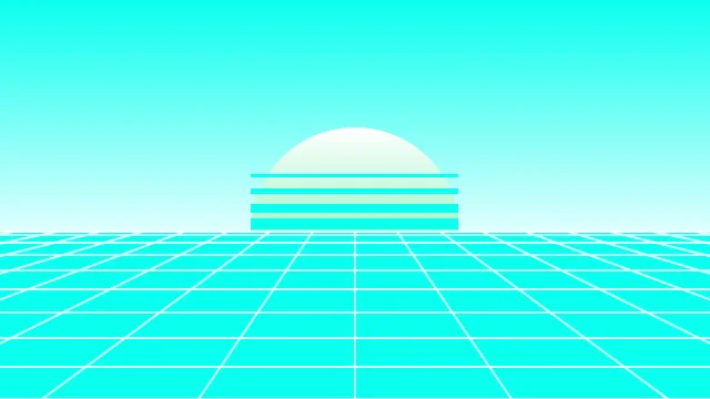 Frozen Water vaporwave background — free HD frozen water color wallpaper 1920x1080
