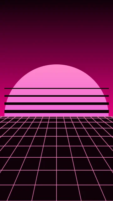 Fuchsia Flame vaporwave phone wallpaper — free HD fuchsia flame mobile wallpaper 1080x1920