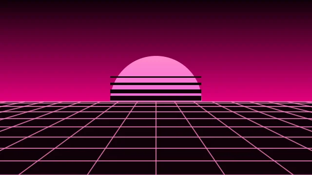 Fuchsia Flame vaporwave background — free HD fuchsia flame color wallpaper 1920x1080
